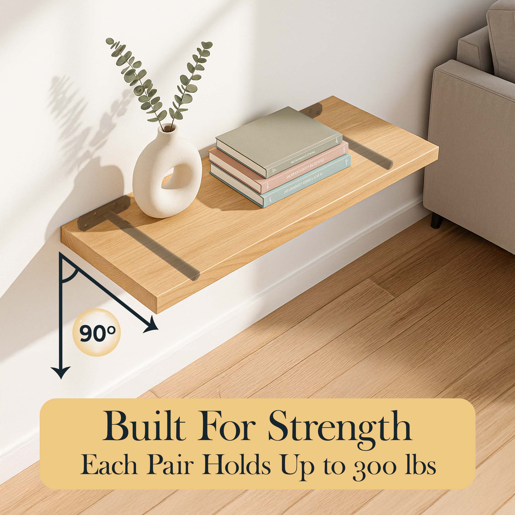 Bolt Floating Shelf Bracket
