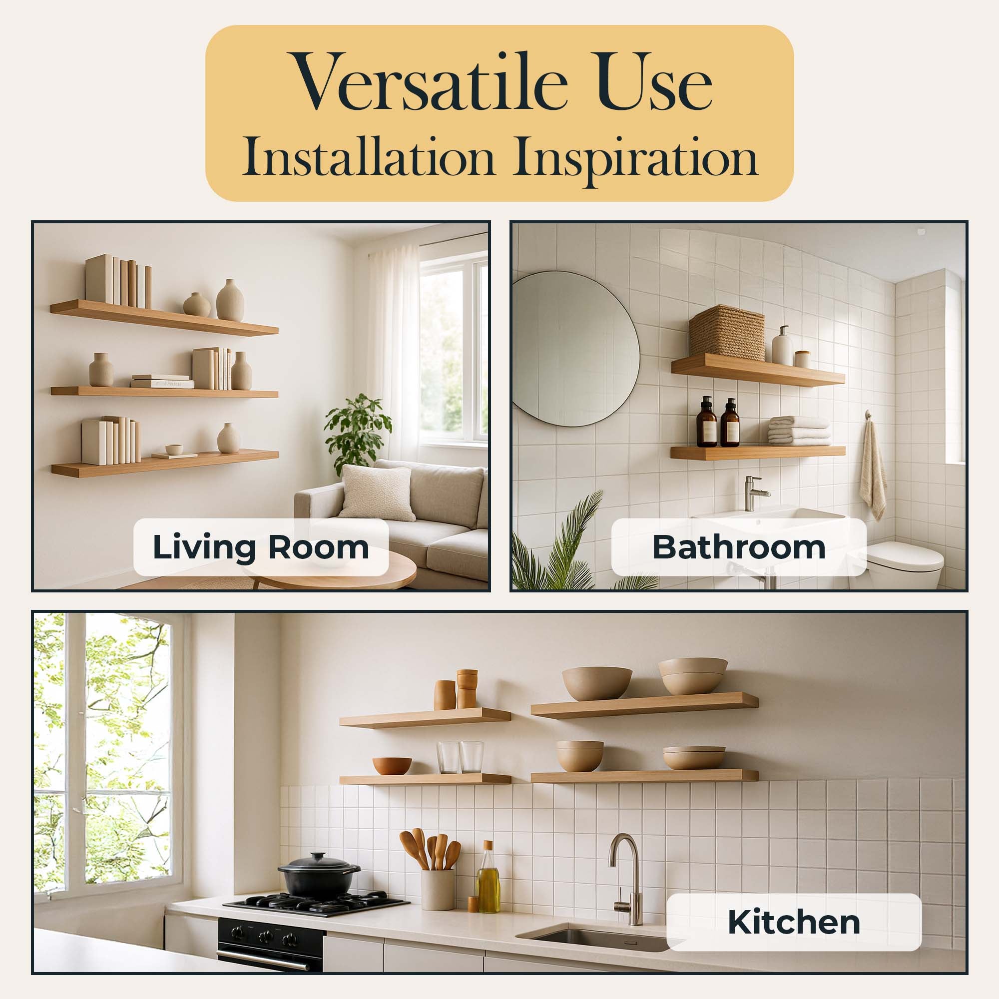 Bolt Floating Shelf Bracket