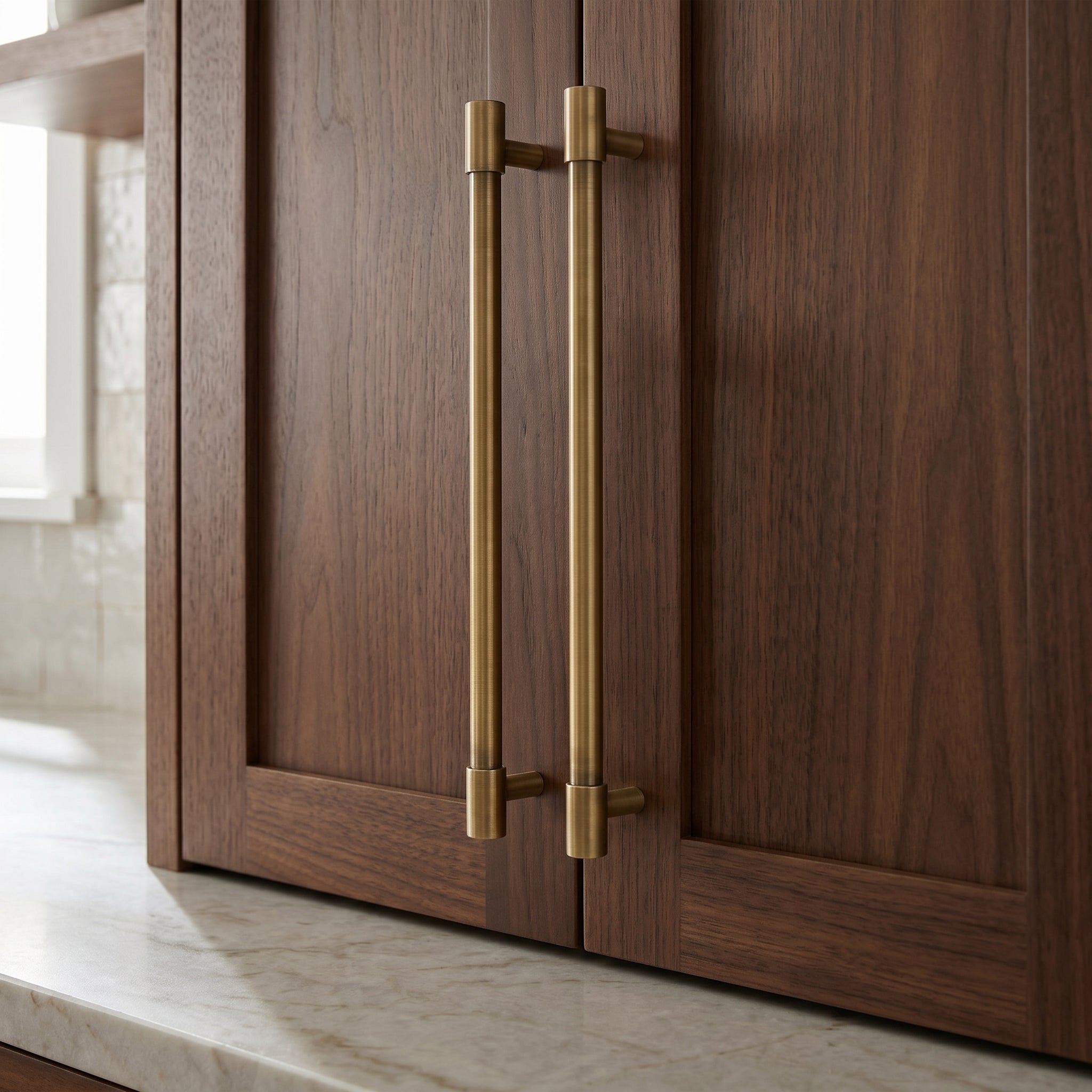 Spur Brass Cabinet Pull