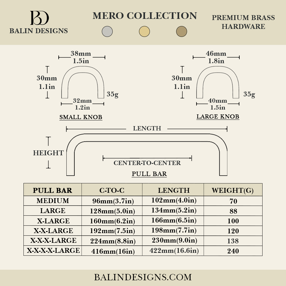Mero Cabinet Knob