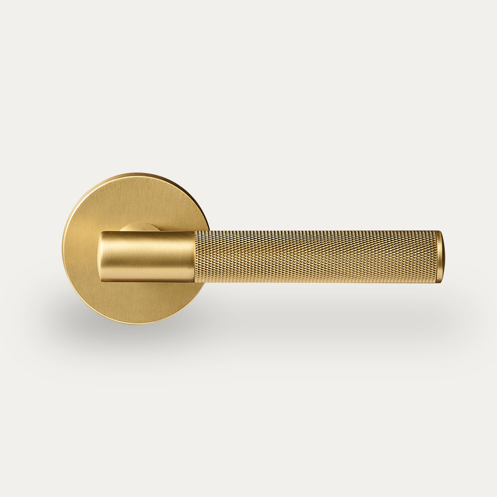 Finn Brass Door Handle