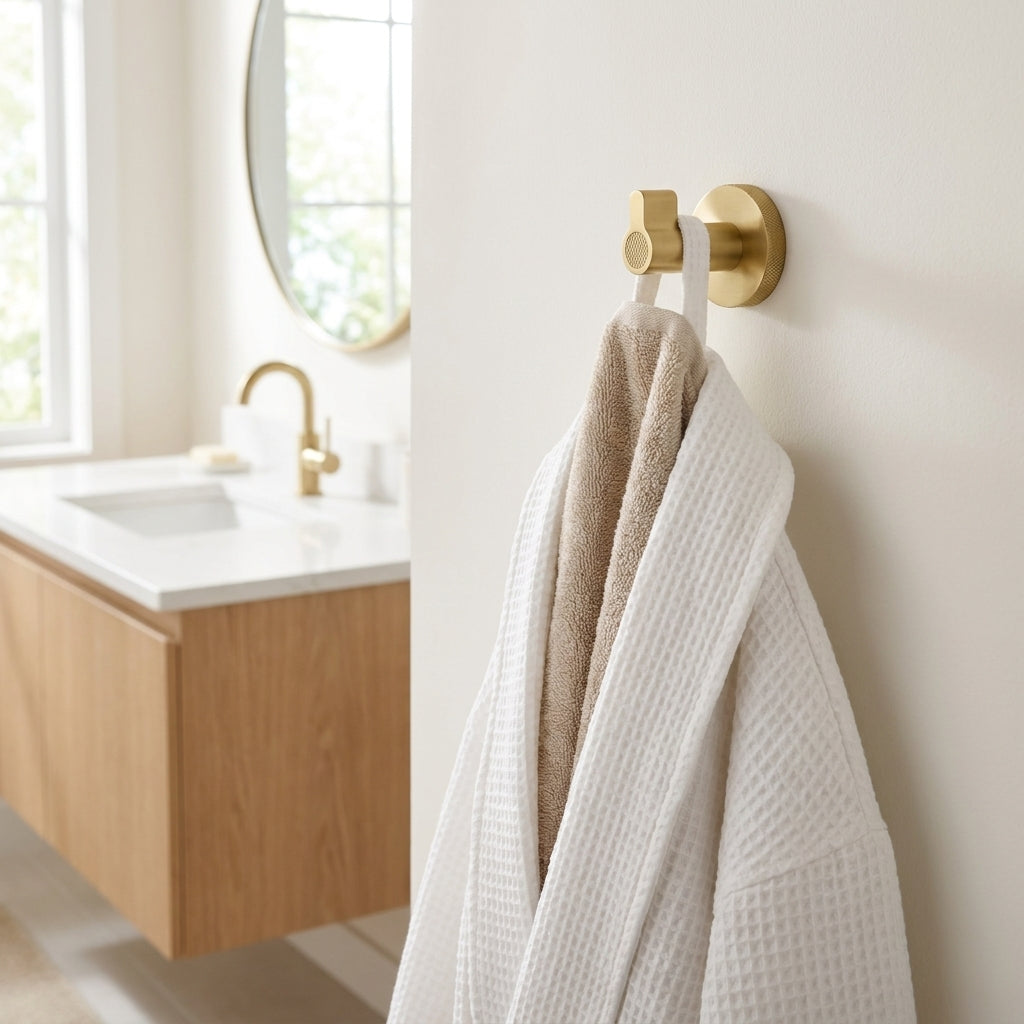Sena Brass Bathroom Hardware Collection