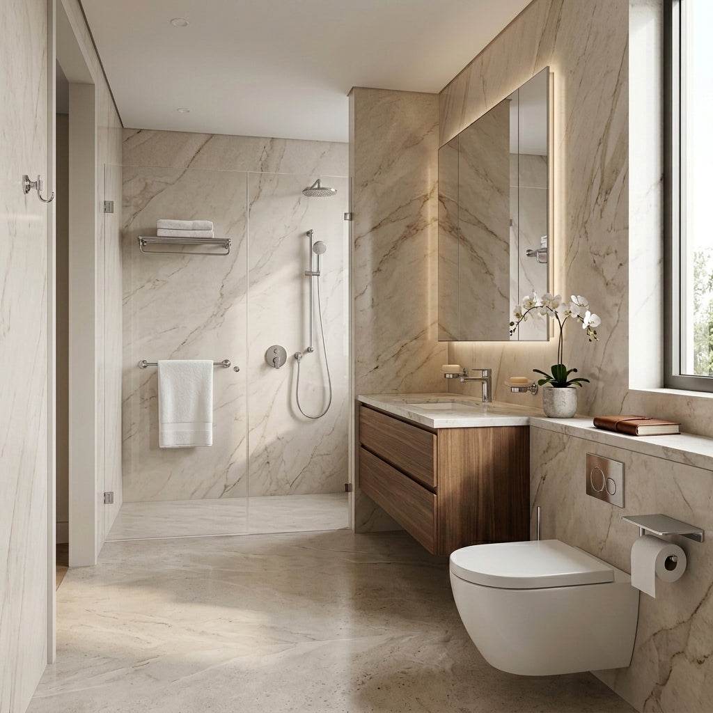 Mira Brass Bathroom Hardware