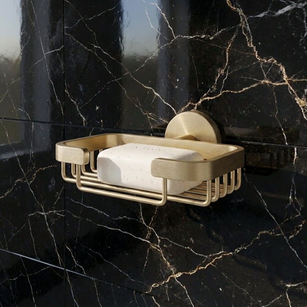 Sena Brass Bathroom Hardware Collection