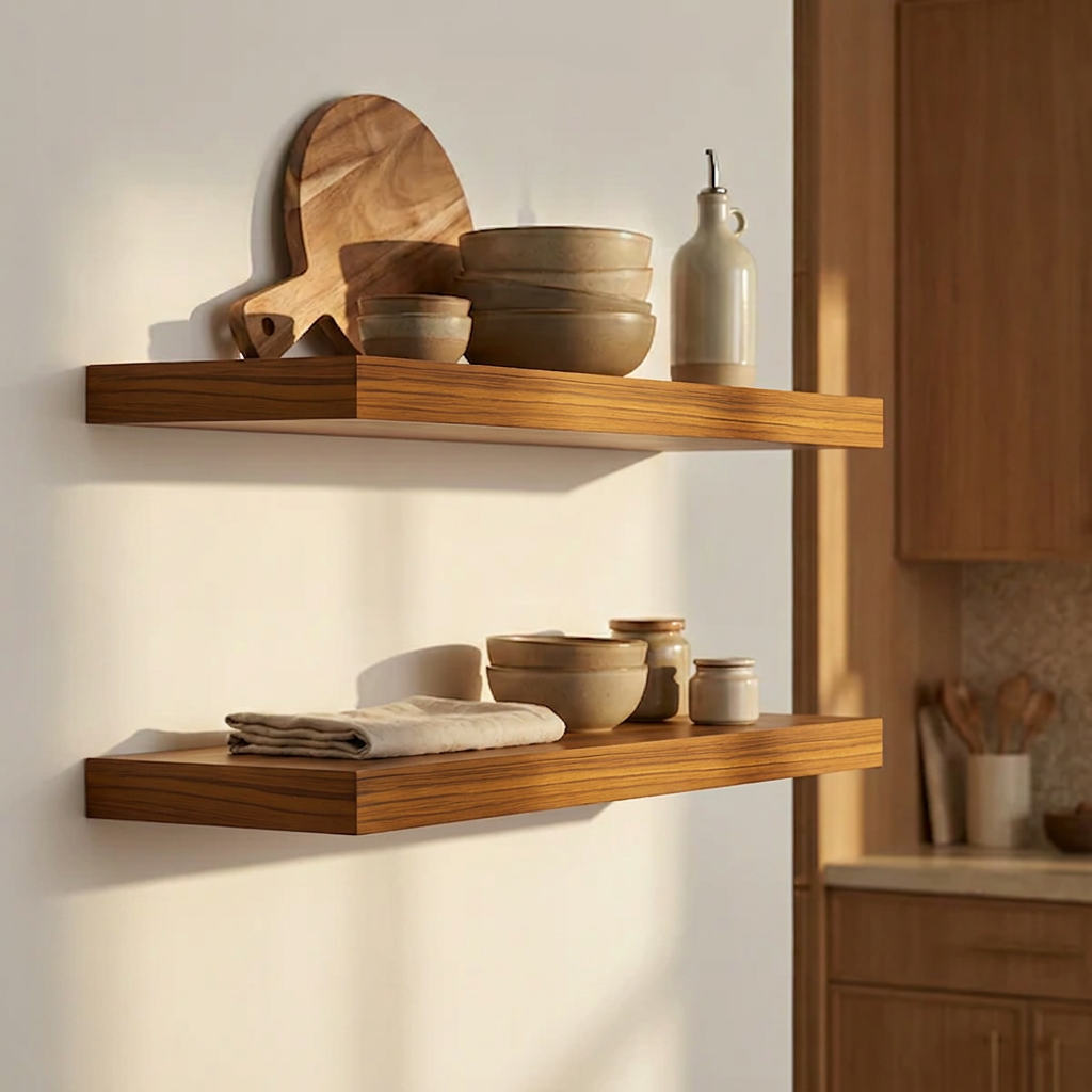 Teak Wood Shelf