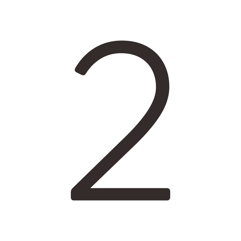 #number_2_color_matte-black_style_plain