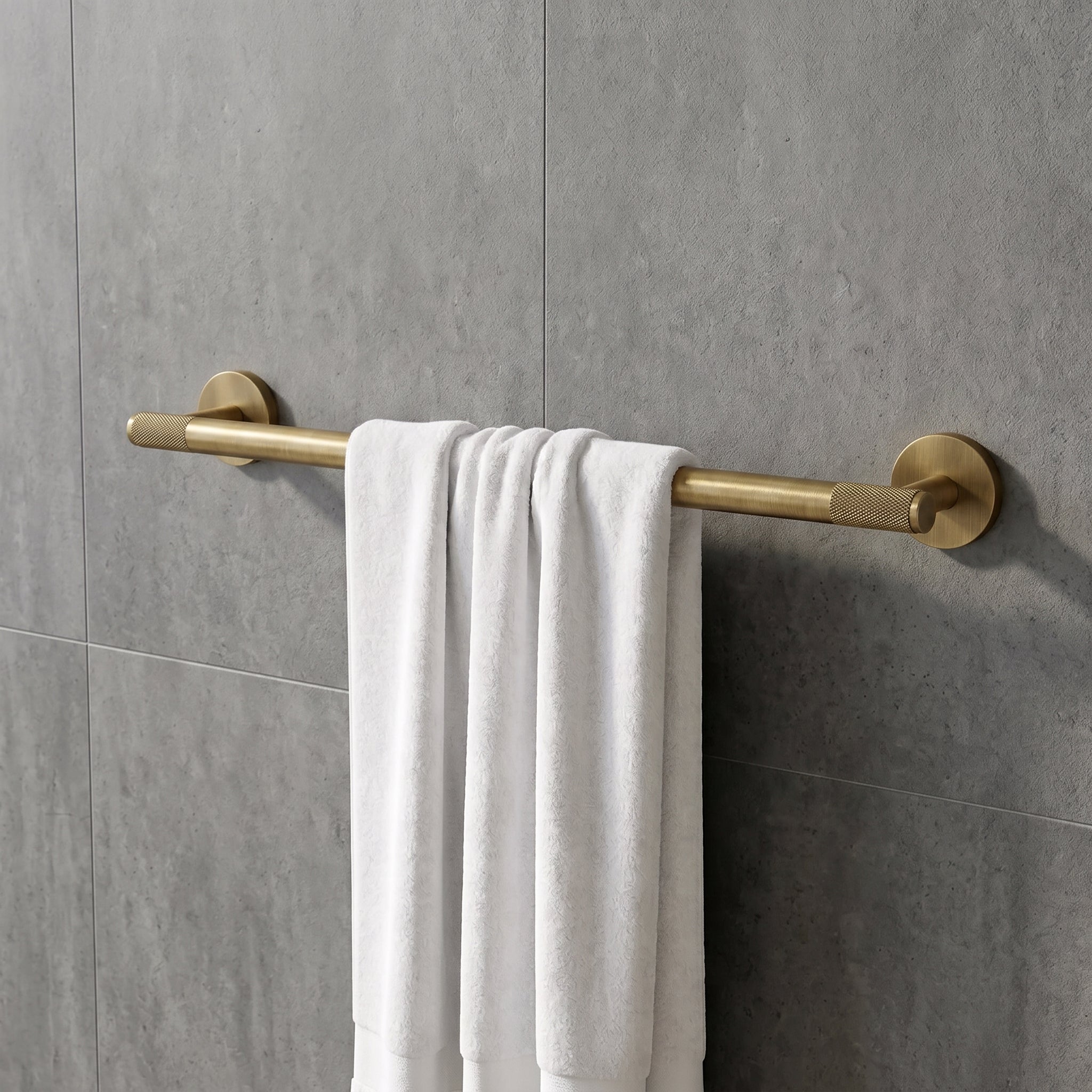 Reed Brass Towel Bar