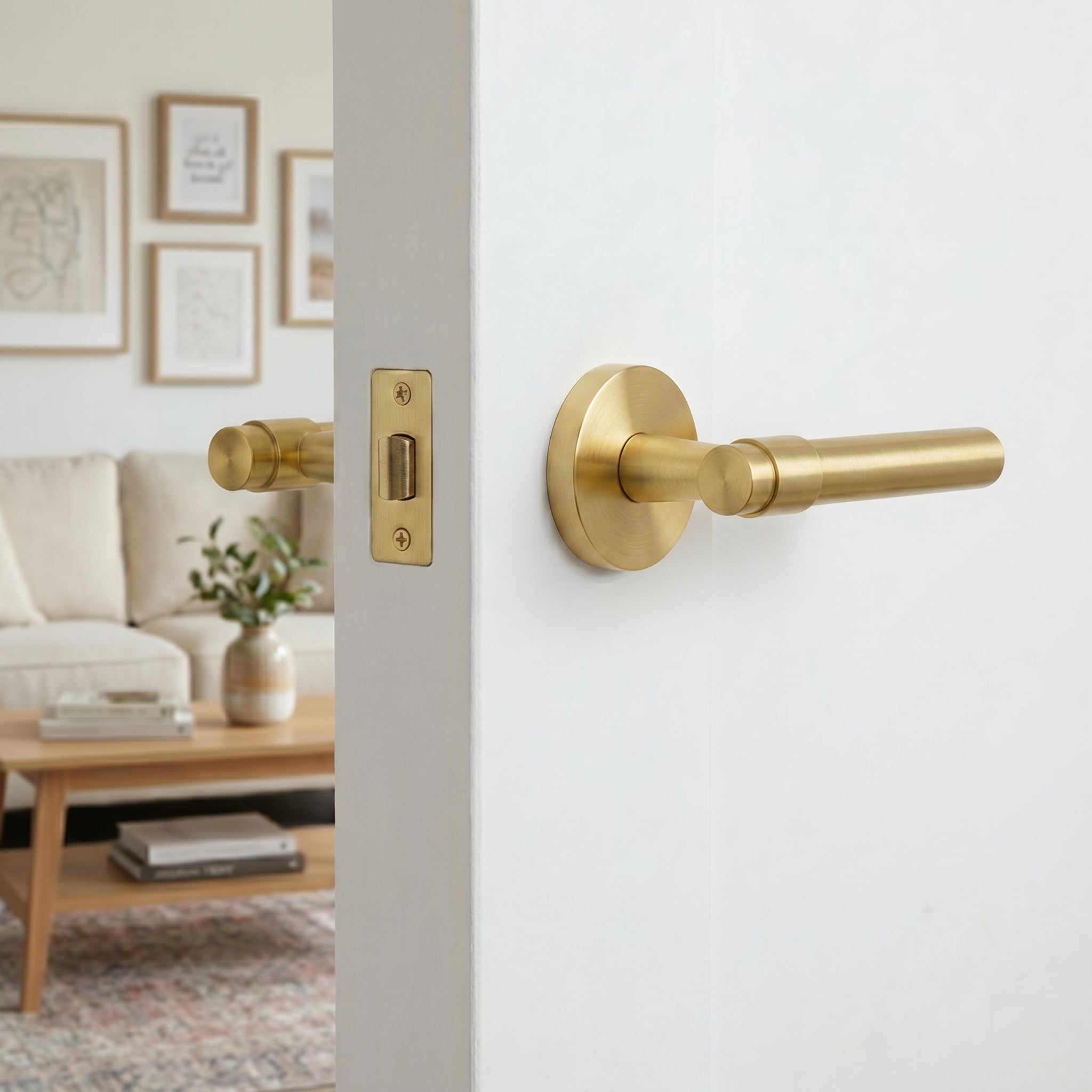 Milo Brass Door Handle