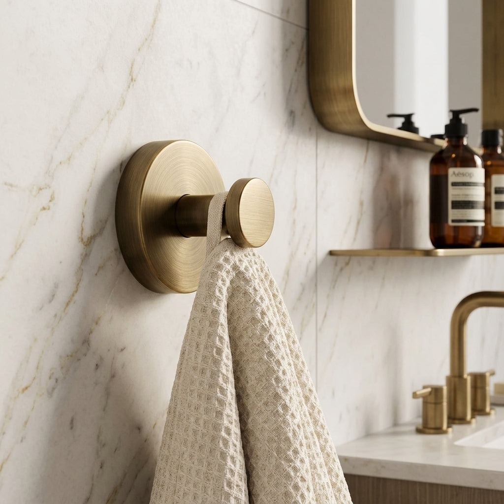 Reed Brass Wall Hook