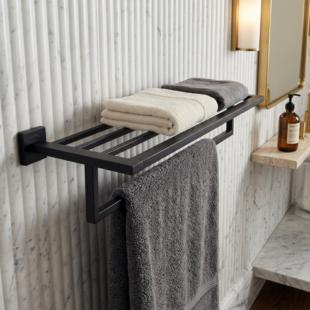 Aven Brass Bathroom Hardware
