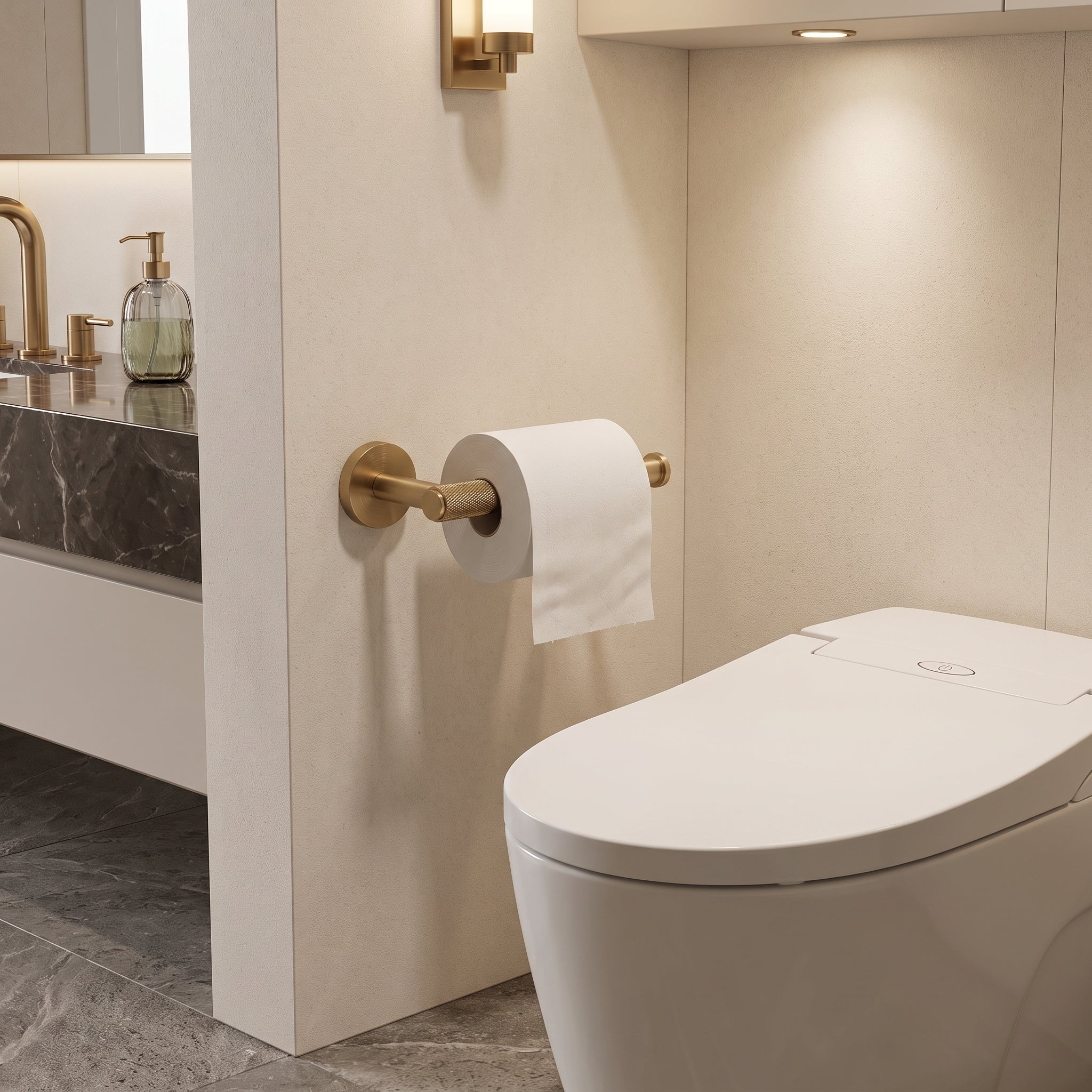 Reed Brass Toilet Paper Holder