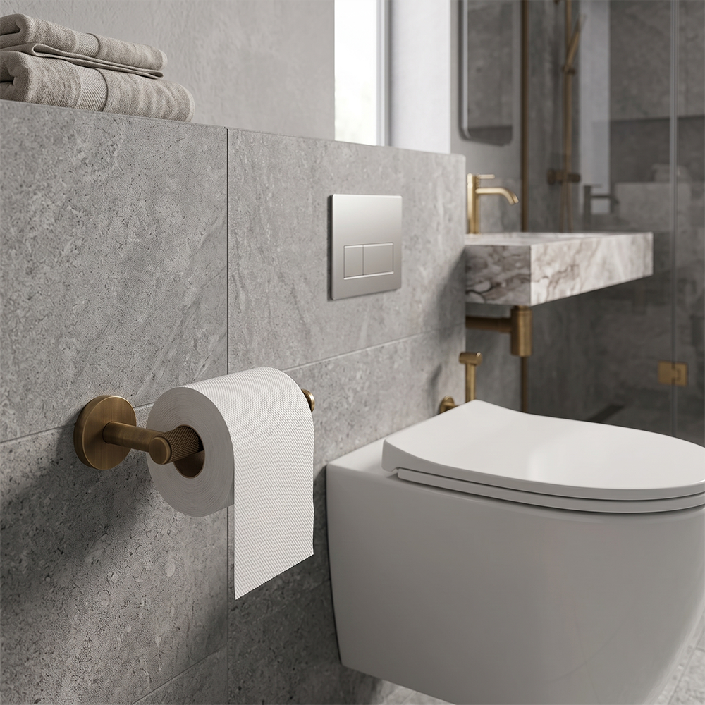 Reed Brass Toilet Paper Holder
