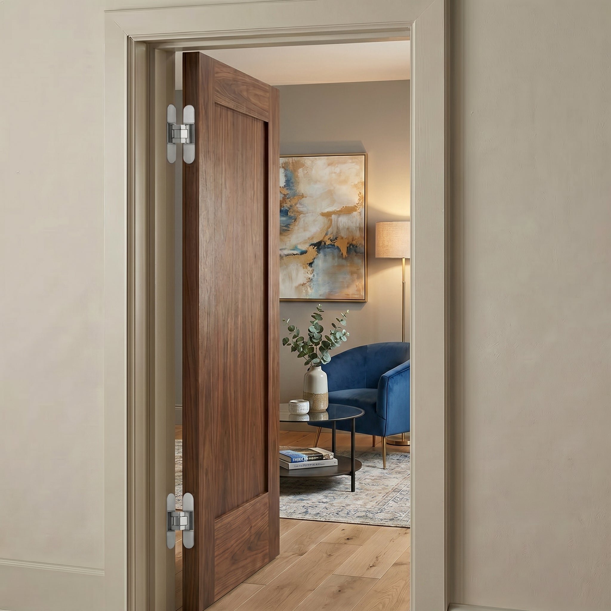 Hush Brass Door Hinge
