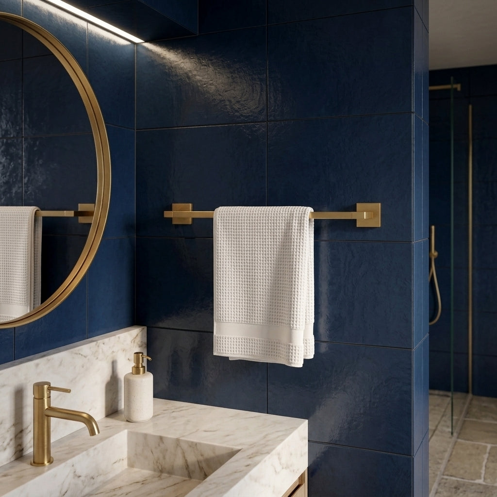 Aven Brass Bathroom Hardware