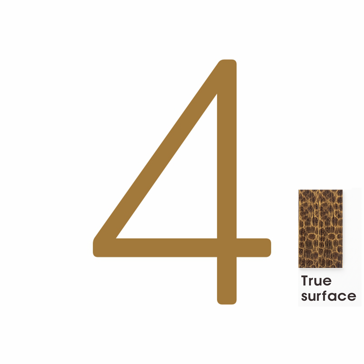 #number_4_color_antique-brass_style_hammered