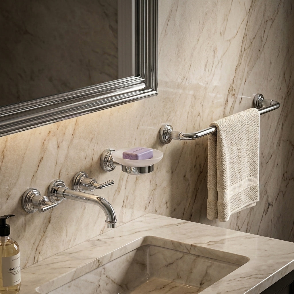 Mira Brass Bathroom Hardware