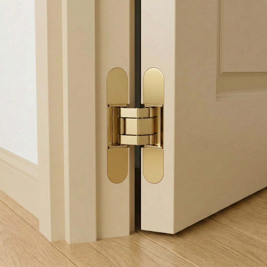 Hush Brass Door Hinge