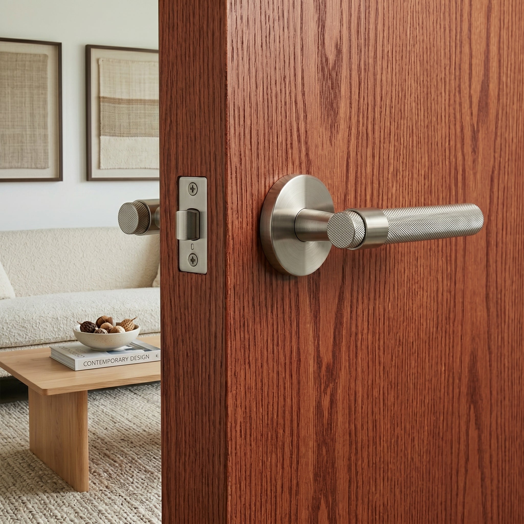 Hugo Brass Door Handle