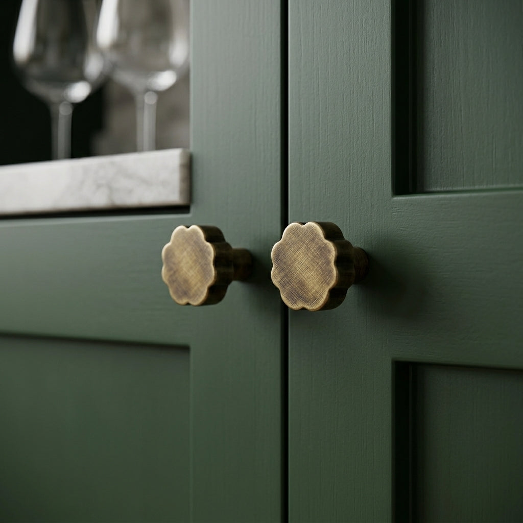 Puff Brass Cabinet Knob