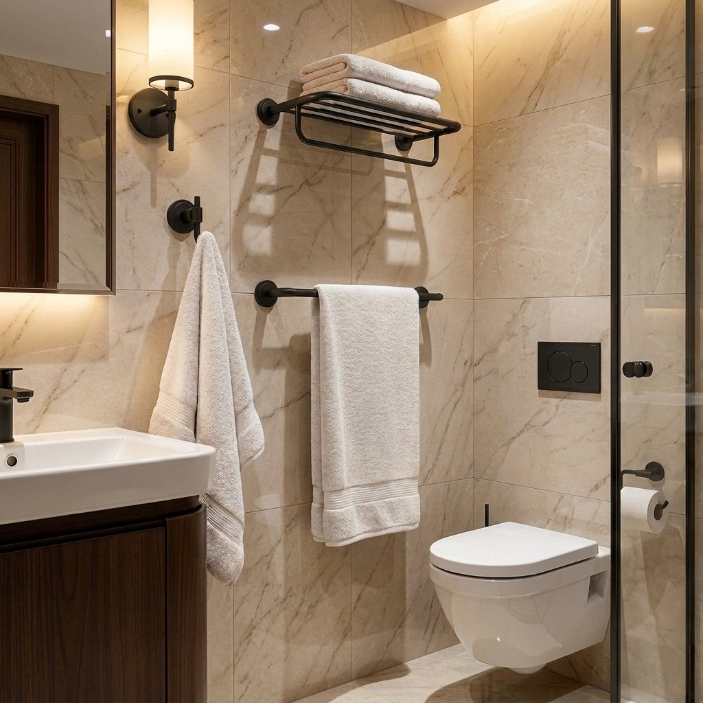 Mira Brass Bathroom Hardware