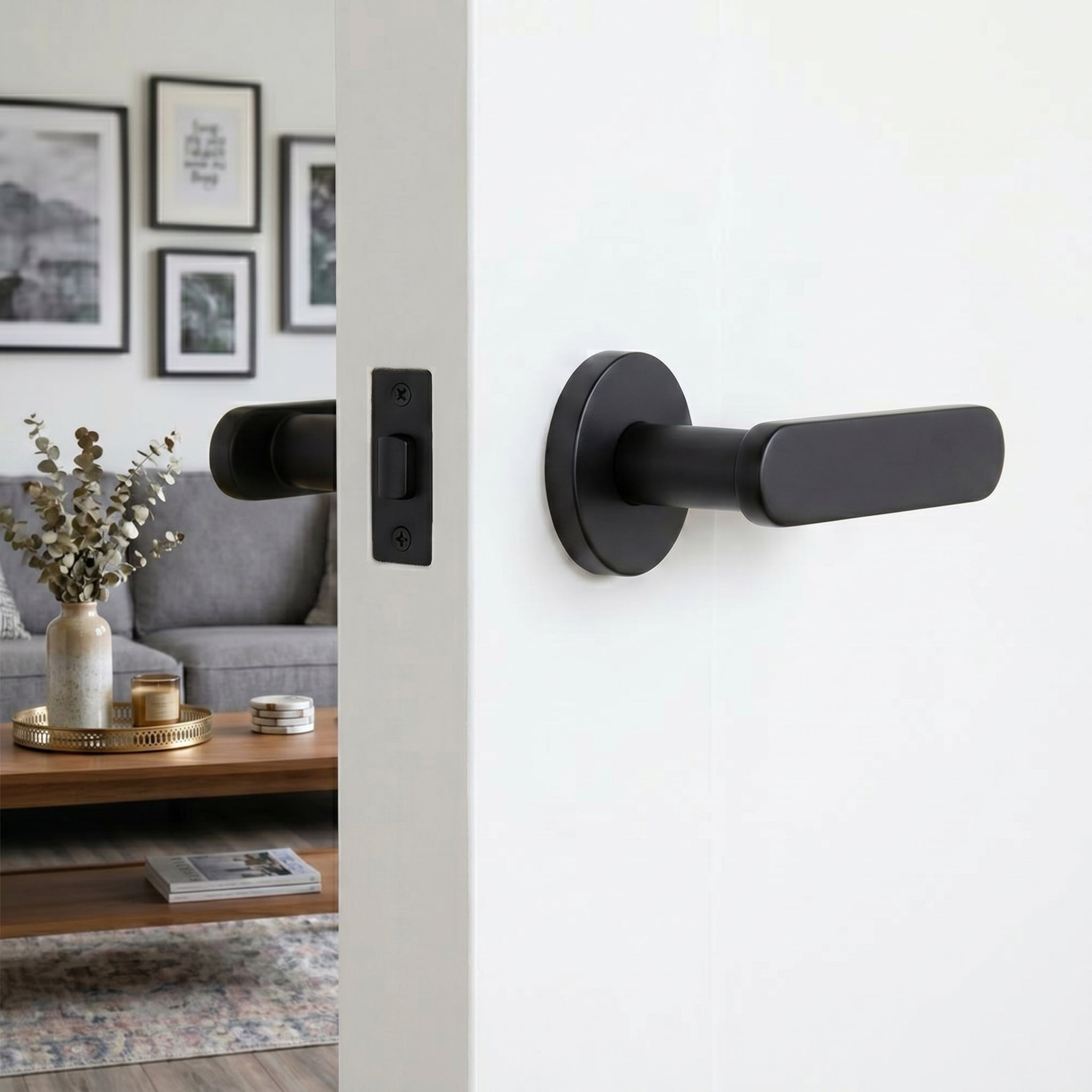 Nash Brass Door Handle