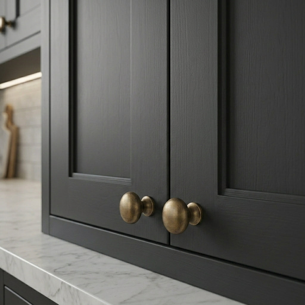 Bulb Brass Cabinet Knob