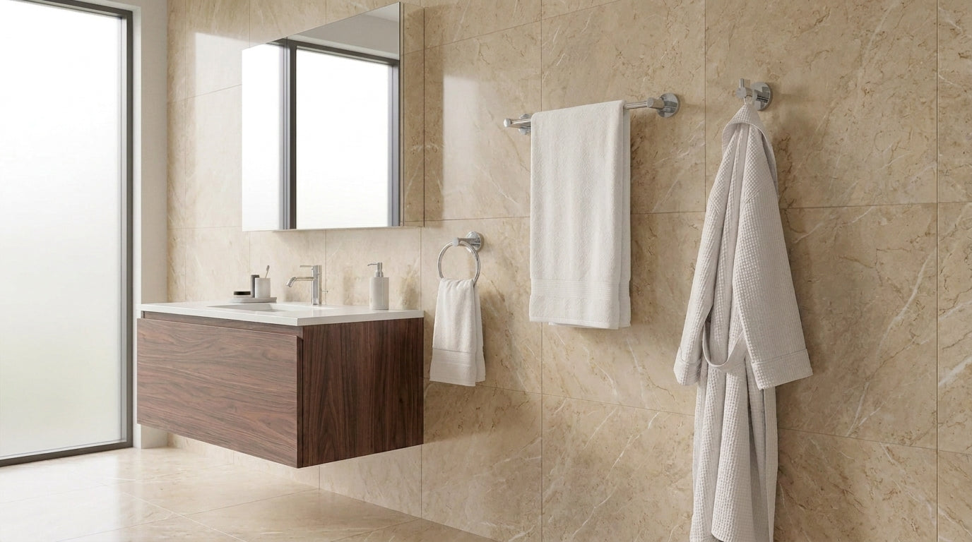 Sena Brass Bathroom Hardware Collection