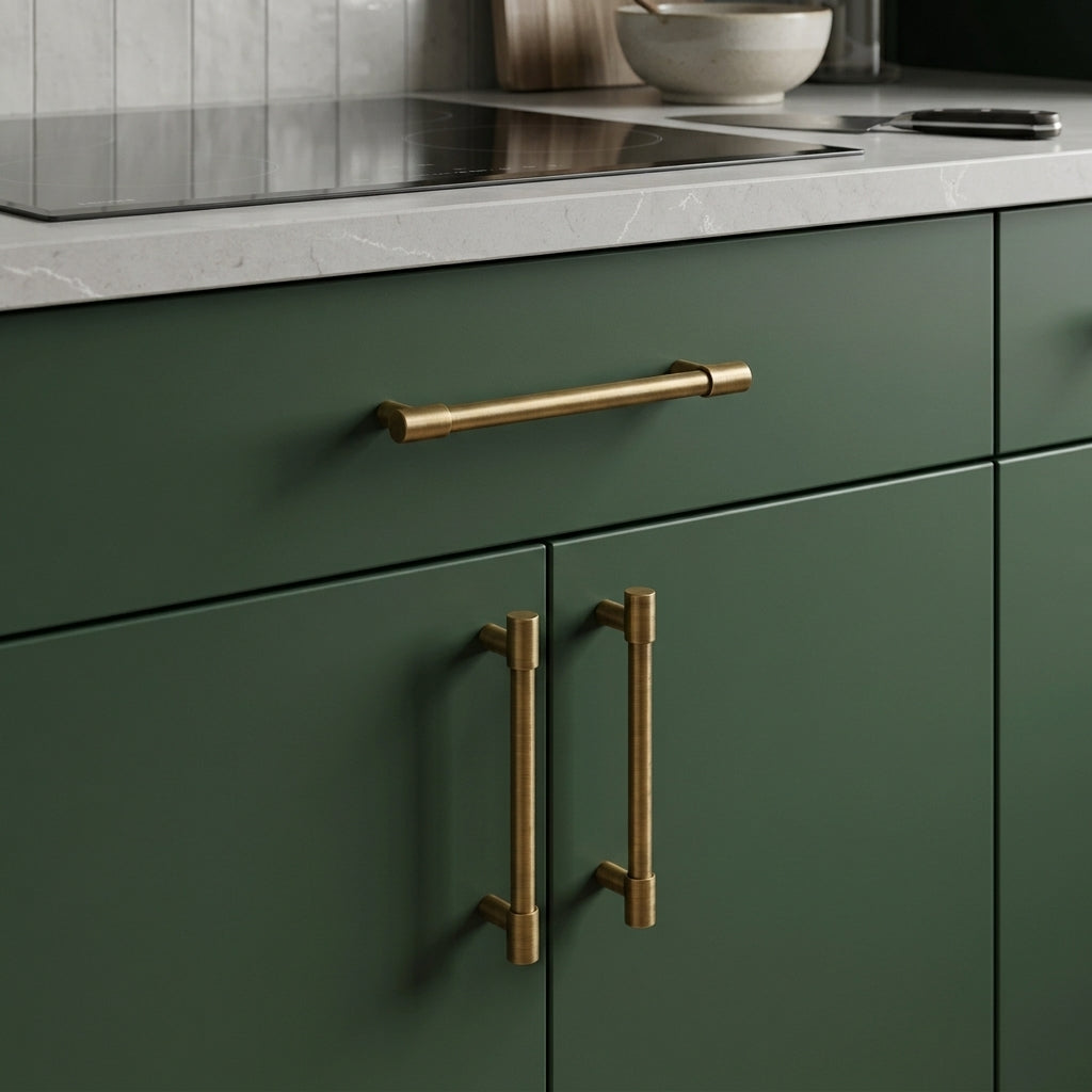 Spur Brass Cabinet Pull