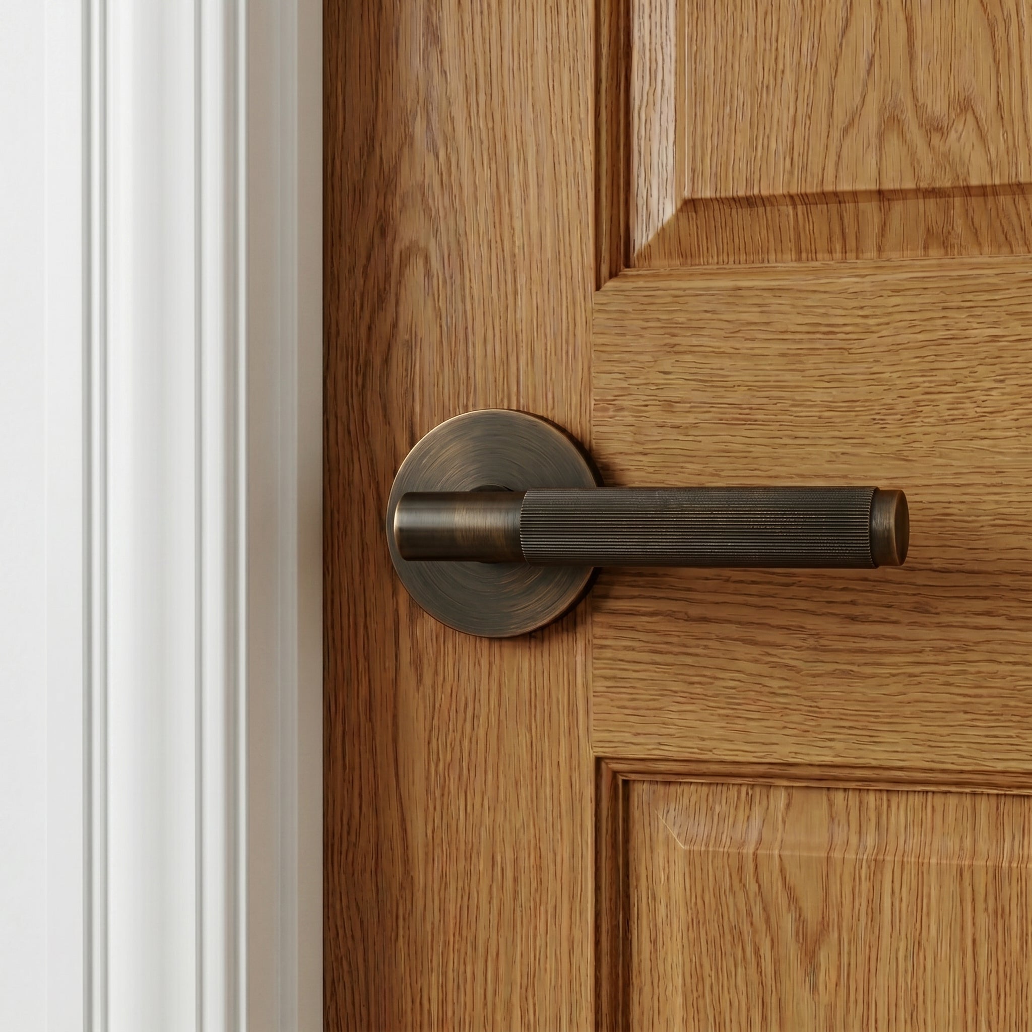 Arlo Brass Door Handle