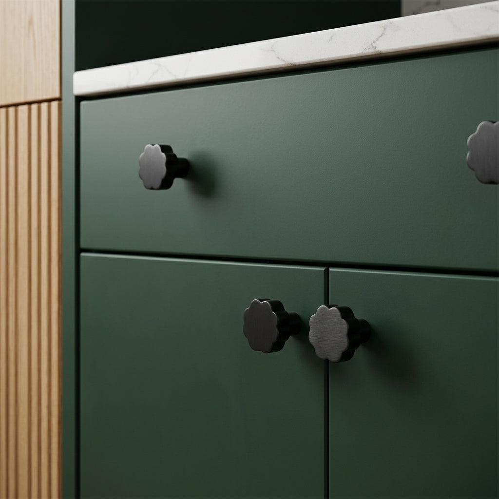 Puff Brass Cabinet Knob