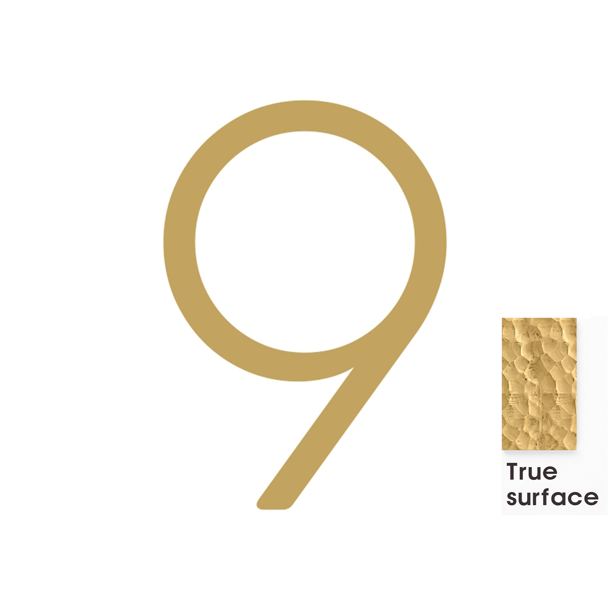 #number_9_color_matte-brass_style_hammered