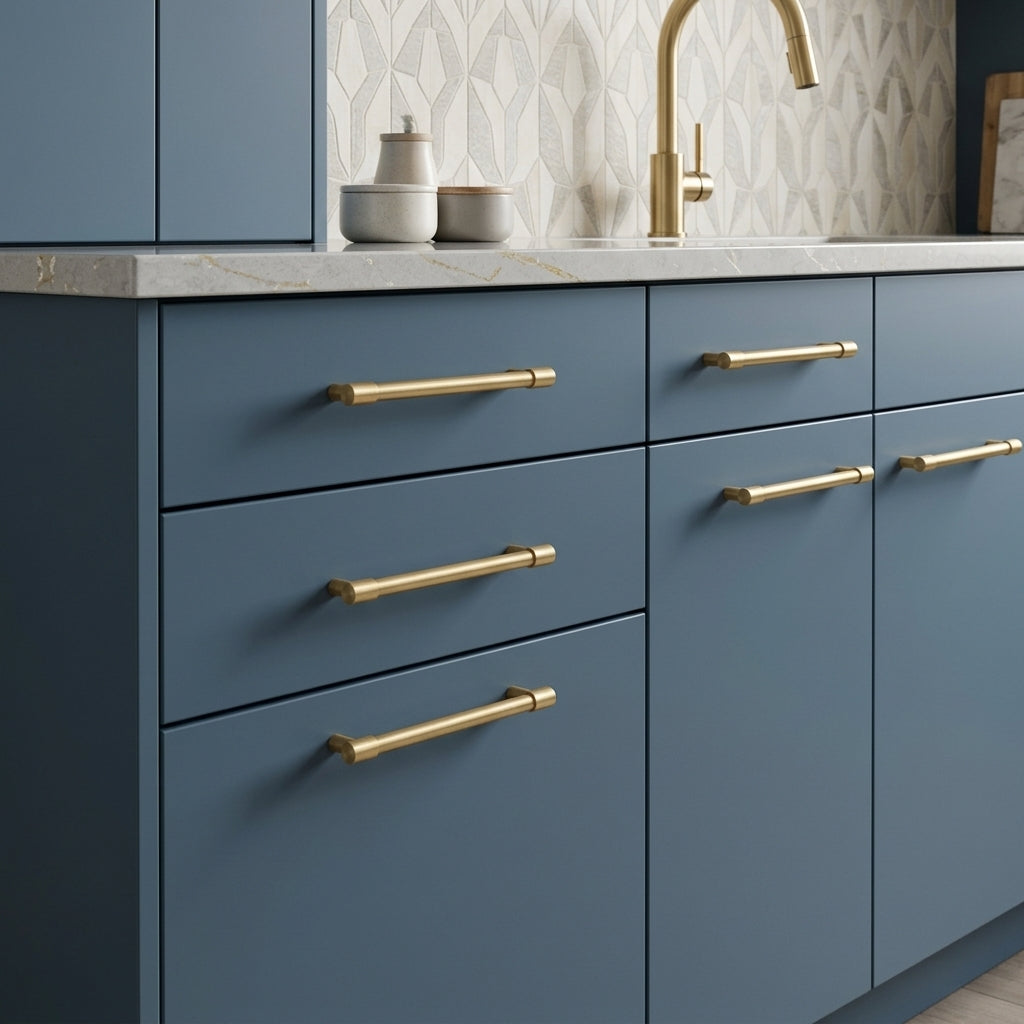 Spur Brass Cabinet Pull