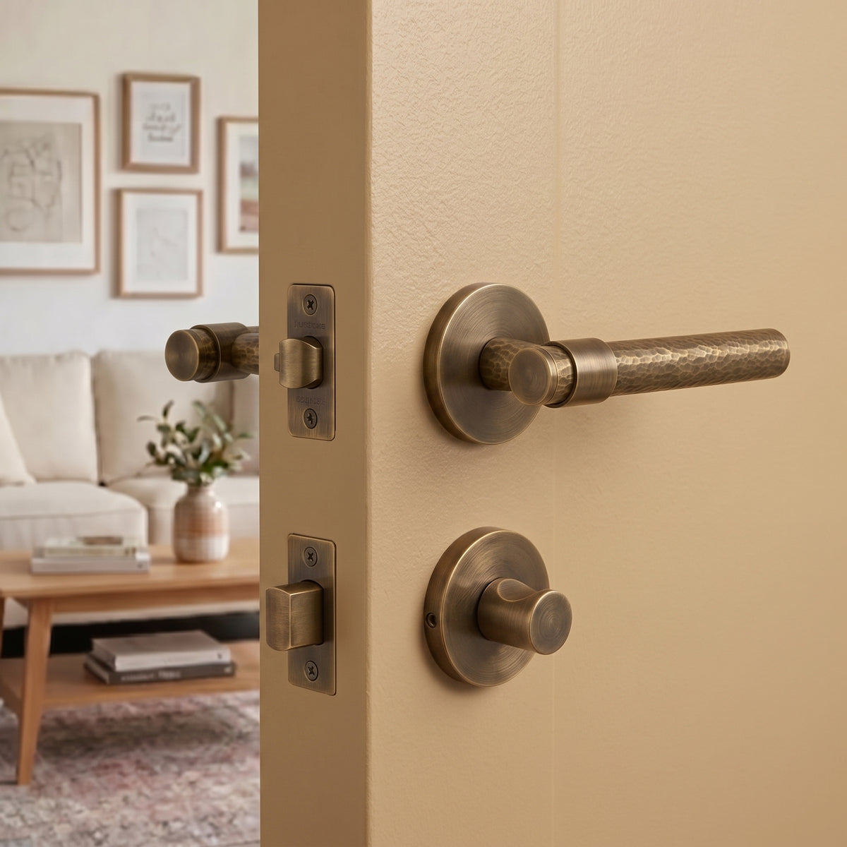 Zivo Brass Door Handle