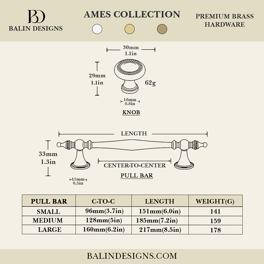 Ames Cabinet Pull