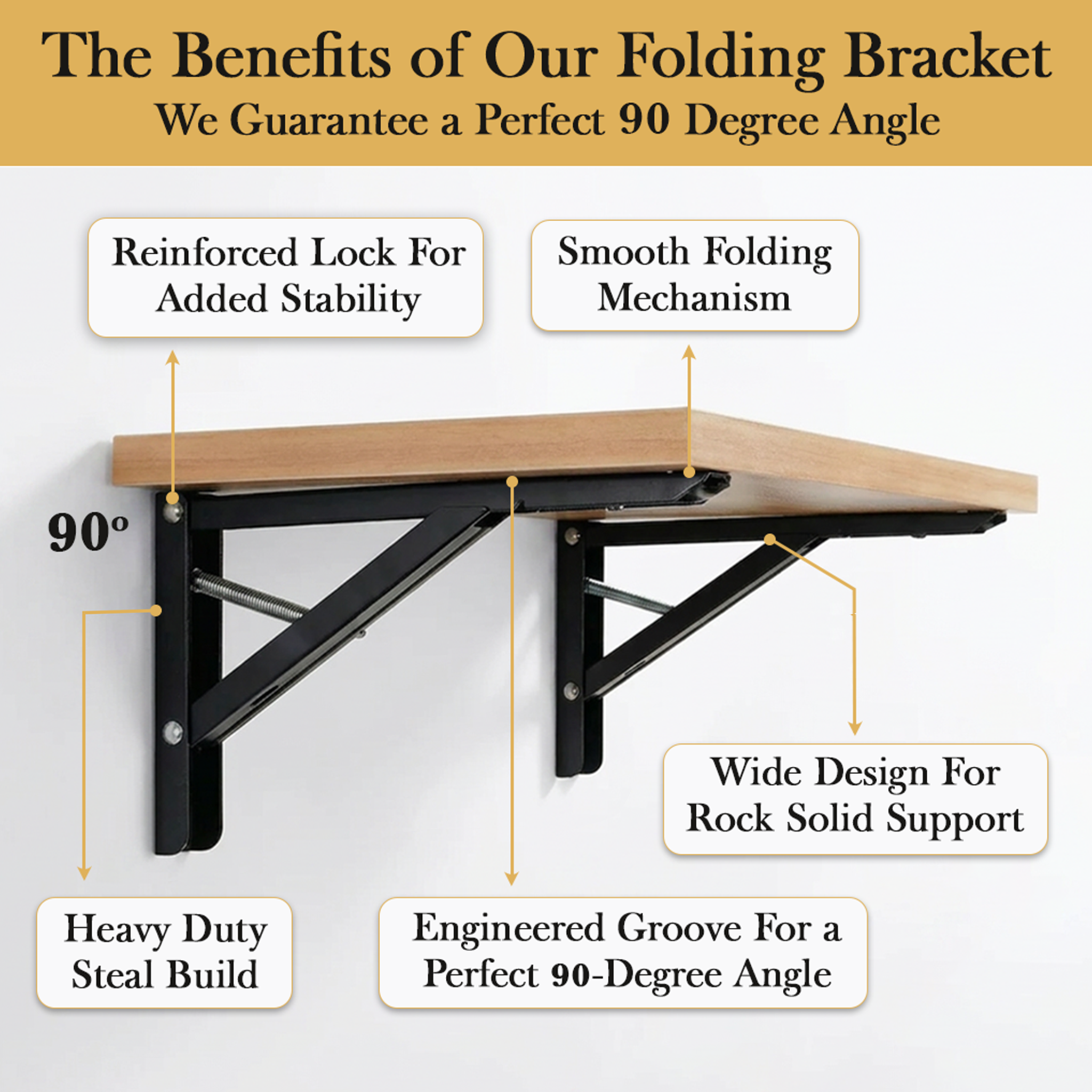 FOLD Folding Shelf Bracket