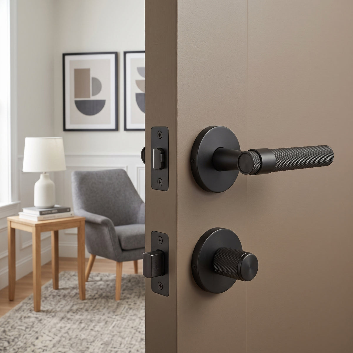 Hugo Brass Door Handle