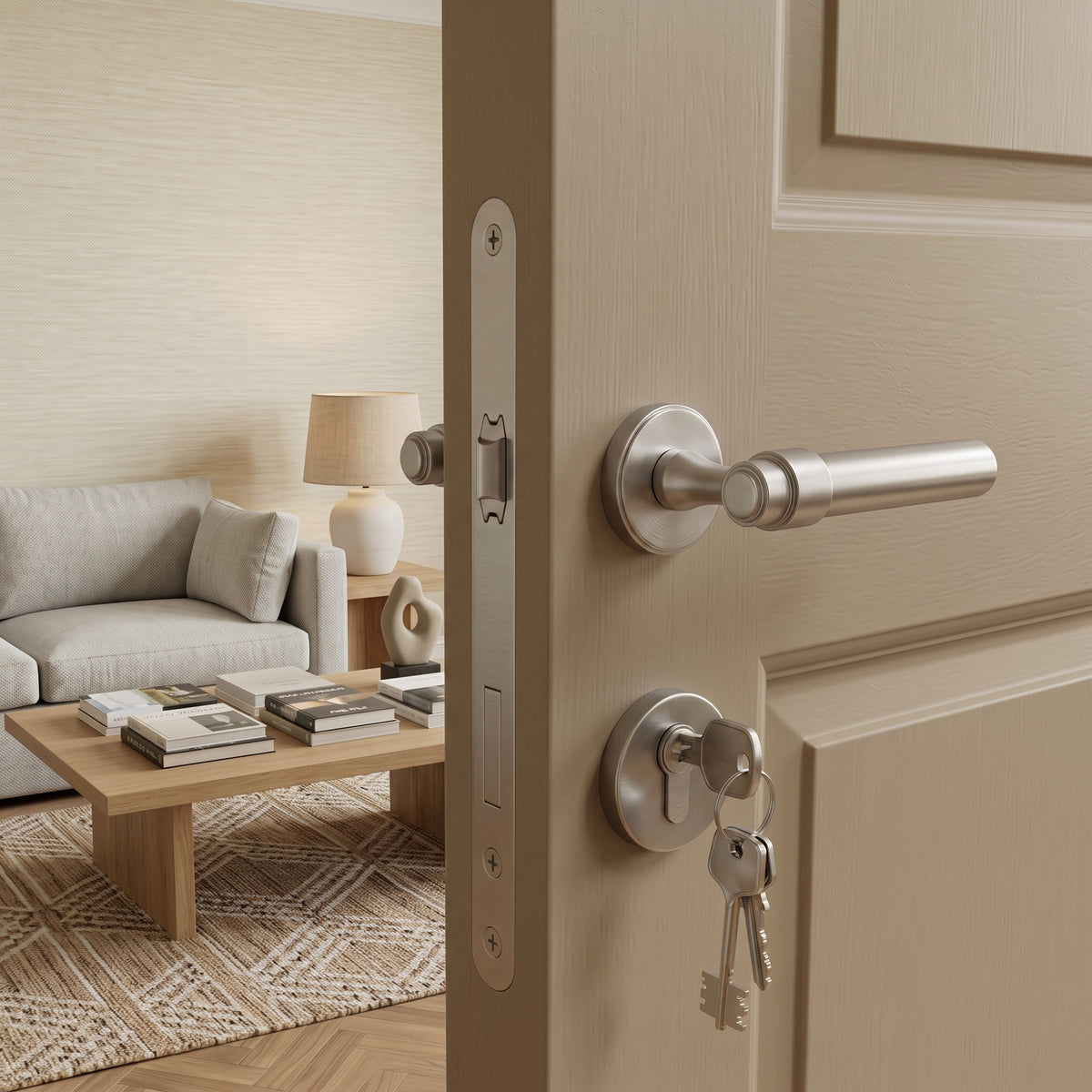 Luca Brass Door Handle