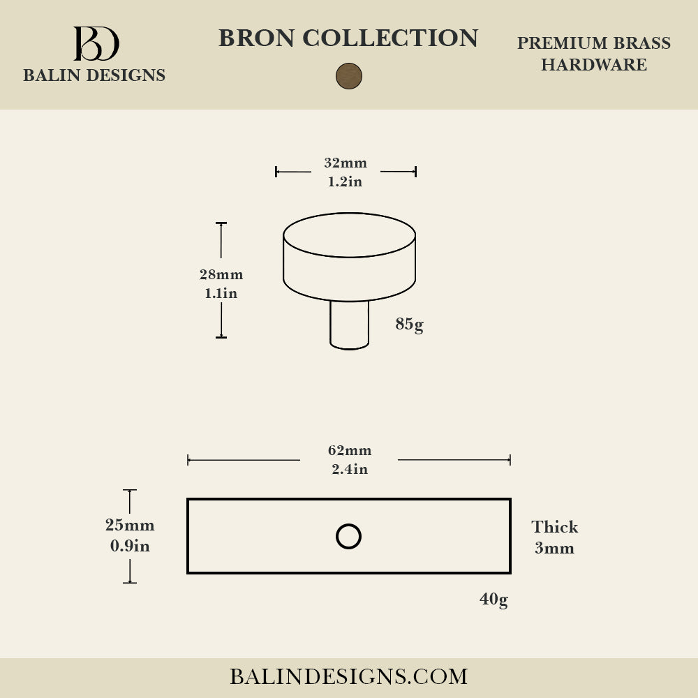 Lorn Cabinet knob