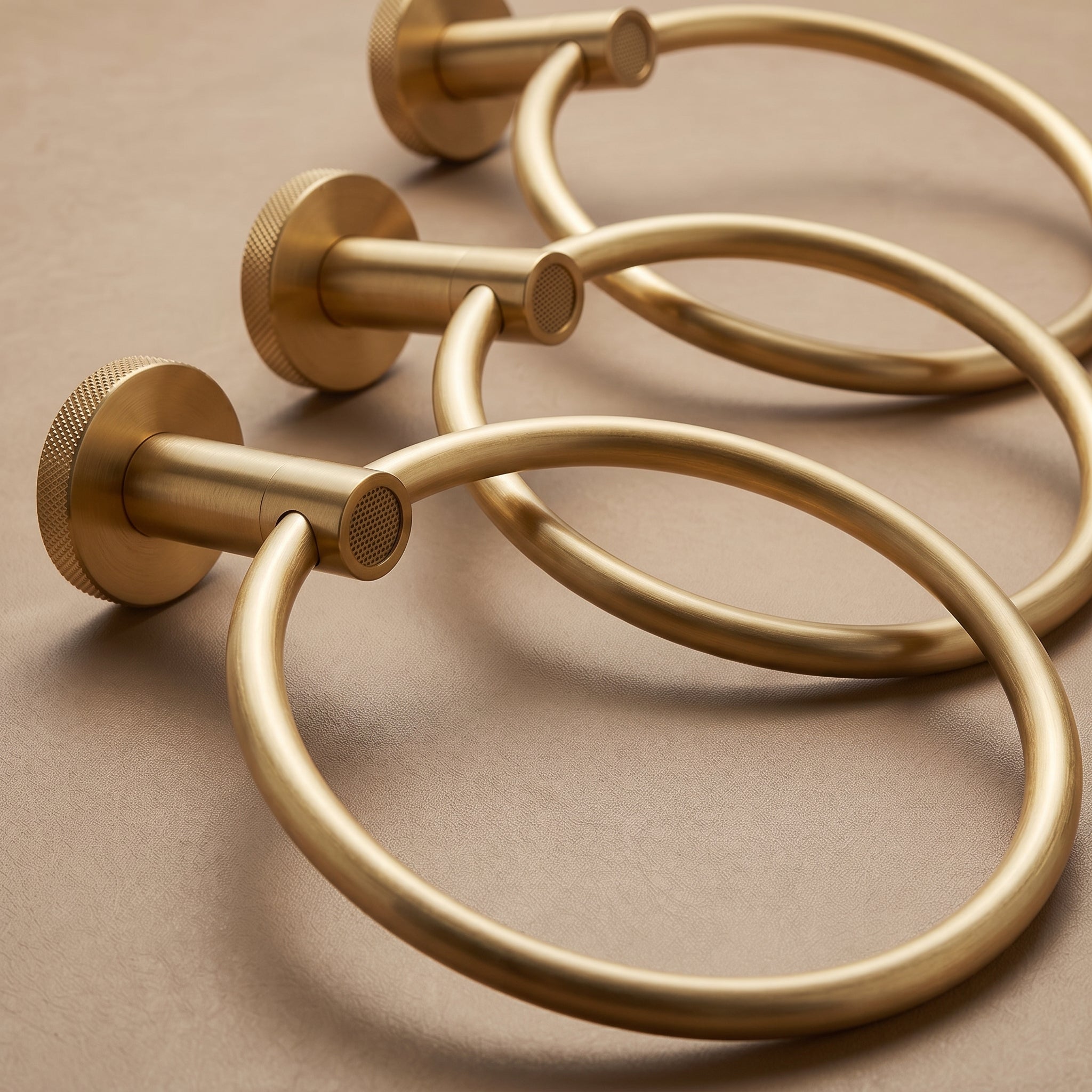 Sena Brass Towel Ring