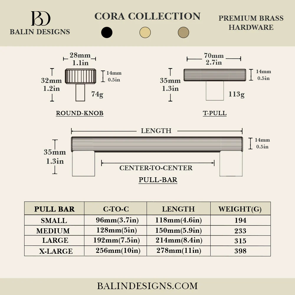 Cora Cabinet Pull