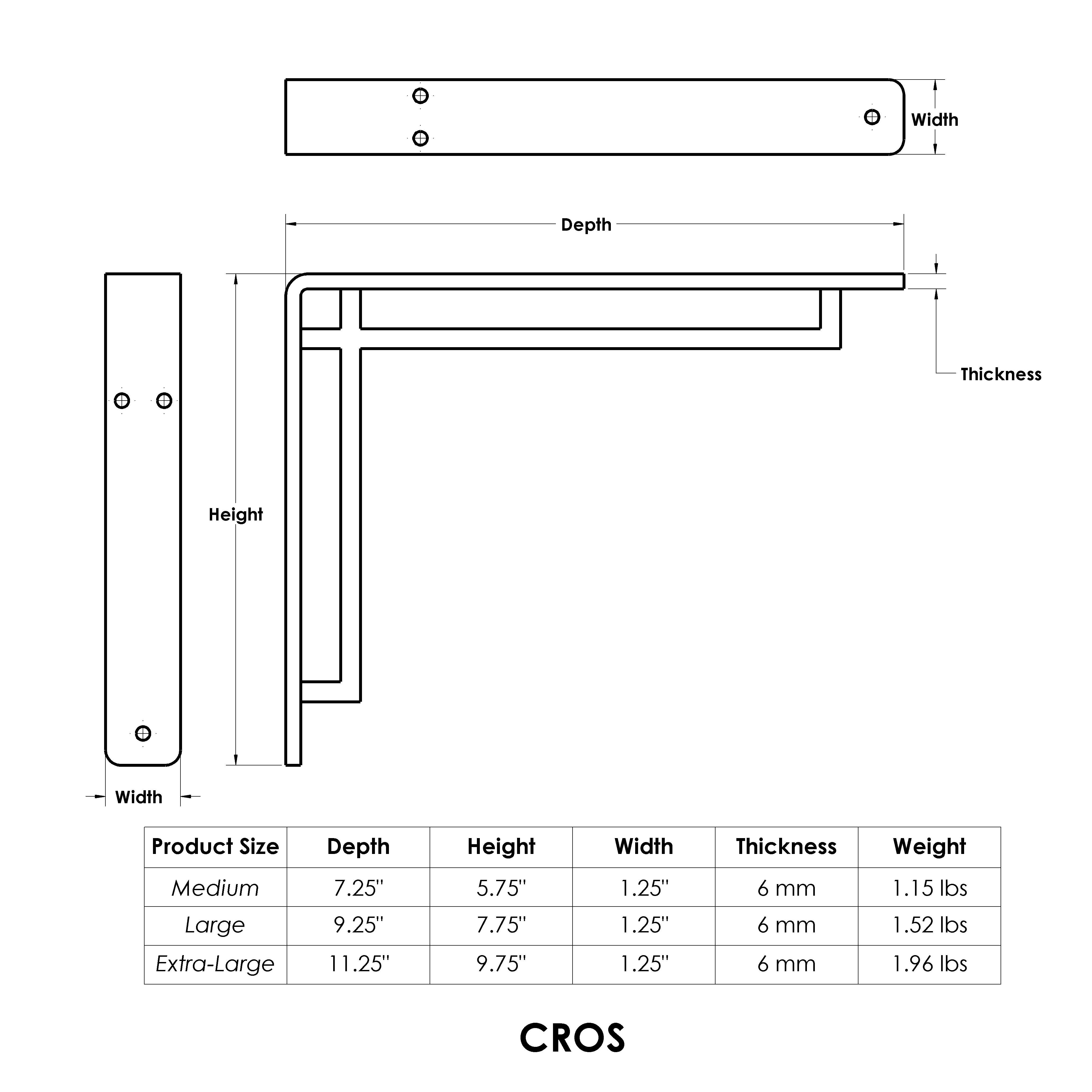 Cross Decorative Shelf Bracket