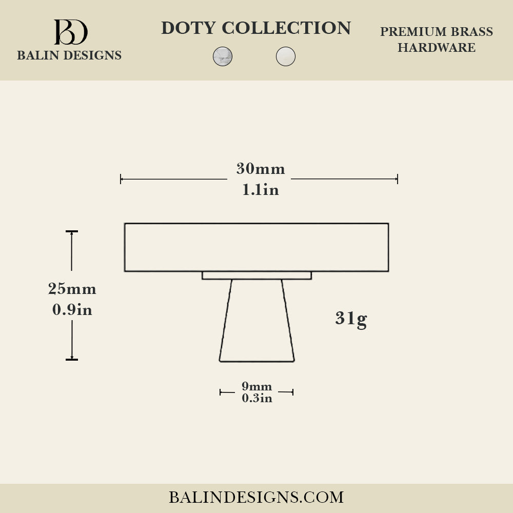 Doty Cabinet Knob