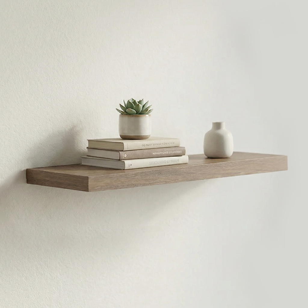 Driftwood Oak Wood Shelf