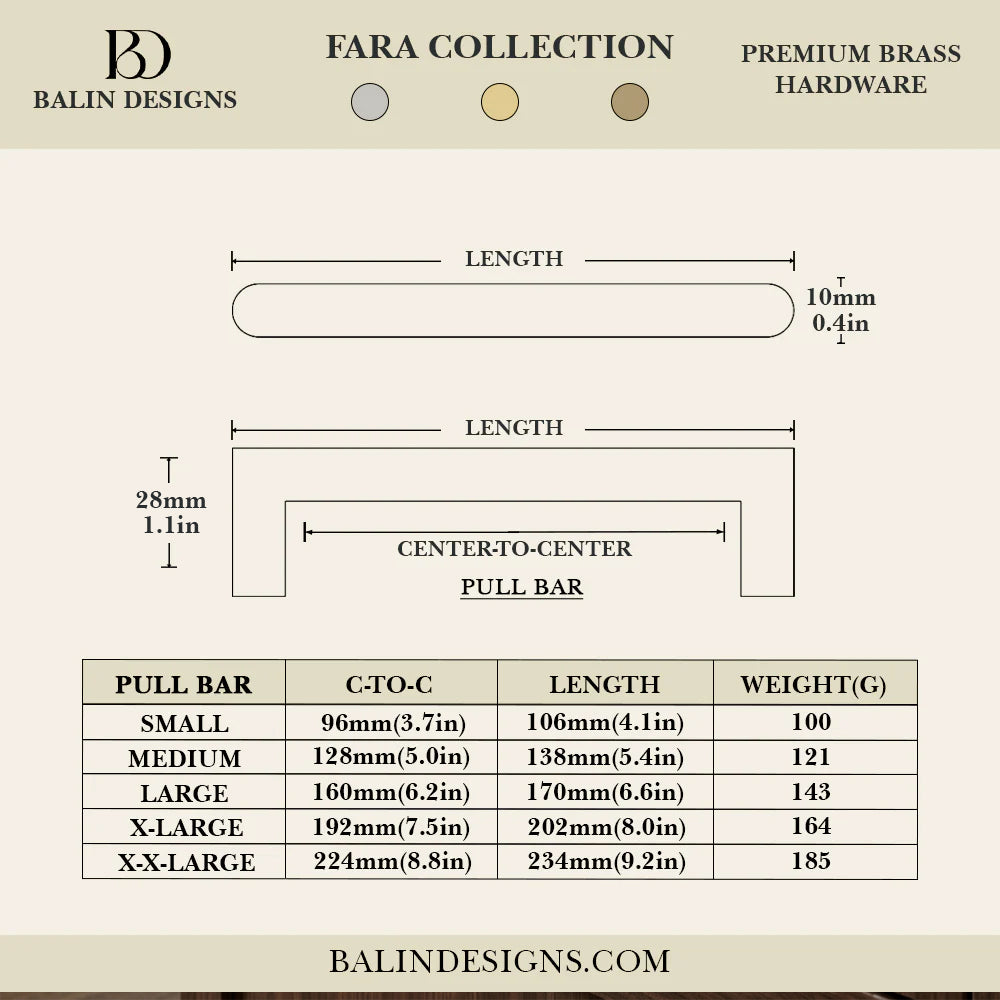 Fara Cabinet Pull