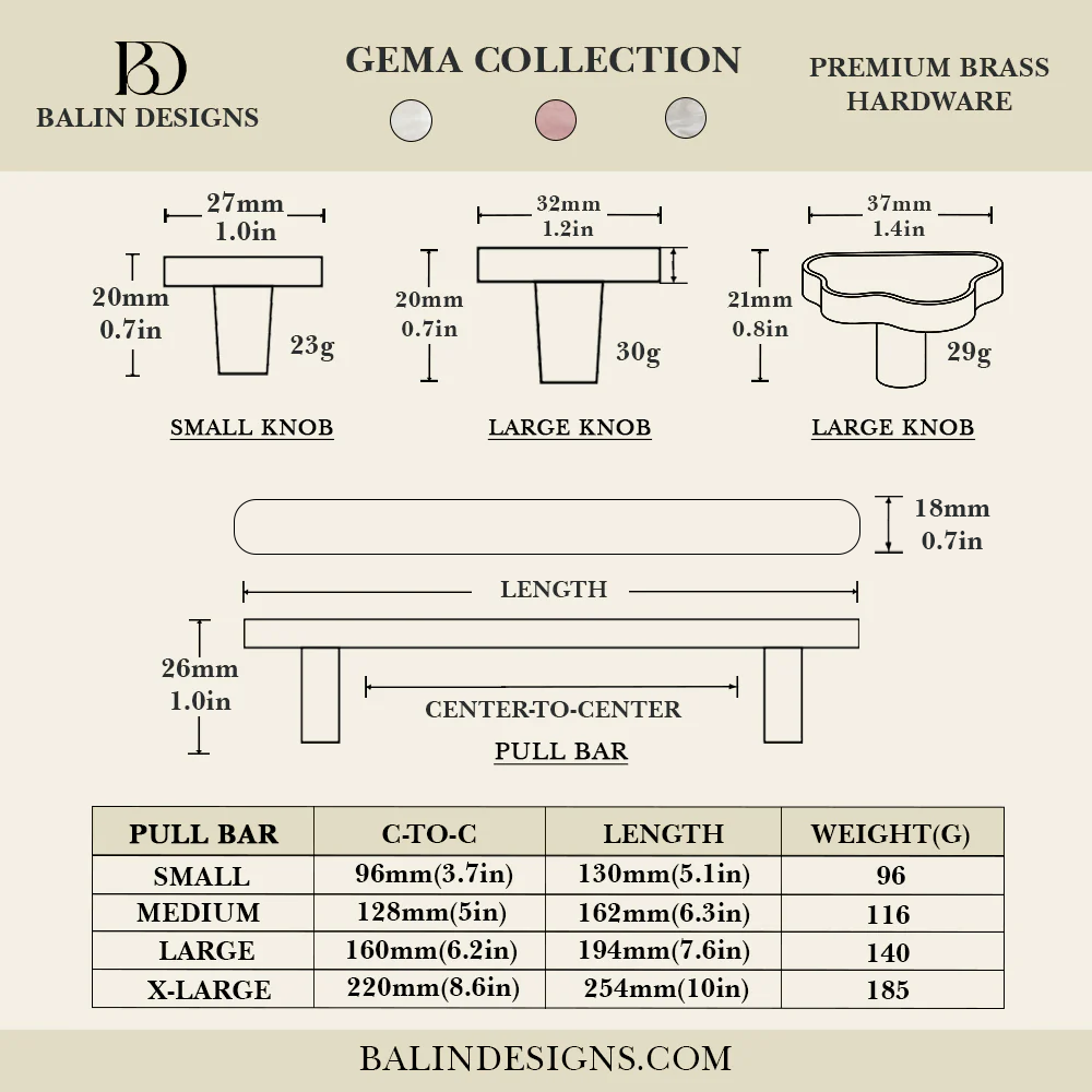 Gema Cabinet Pull