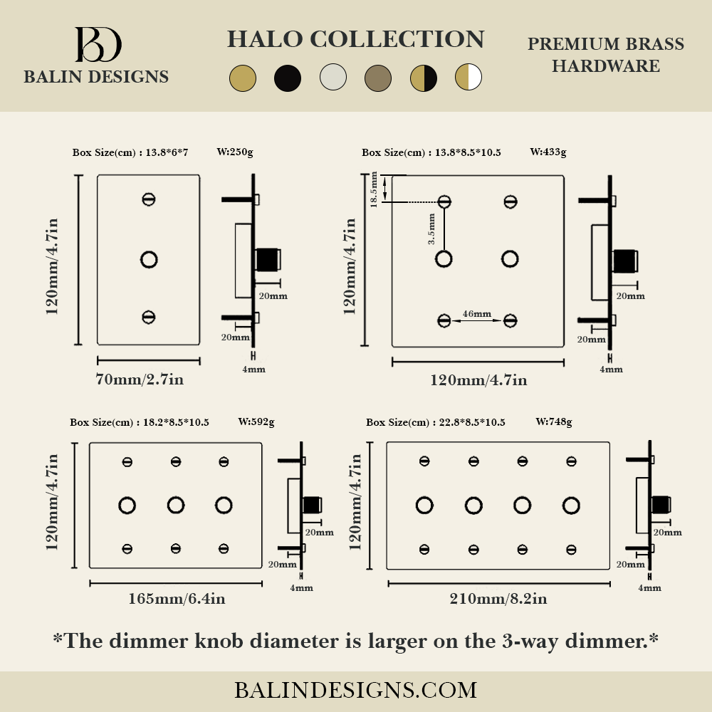 Brass Light Dimmer