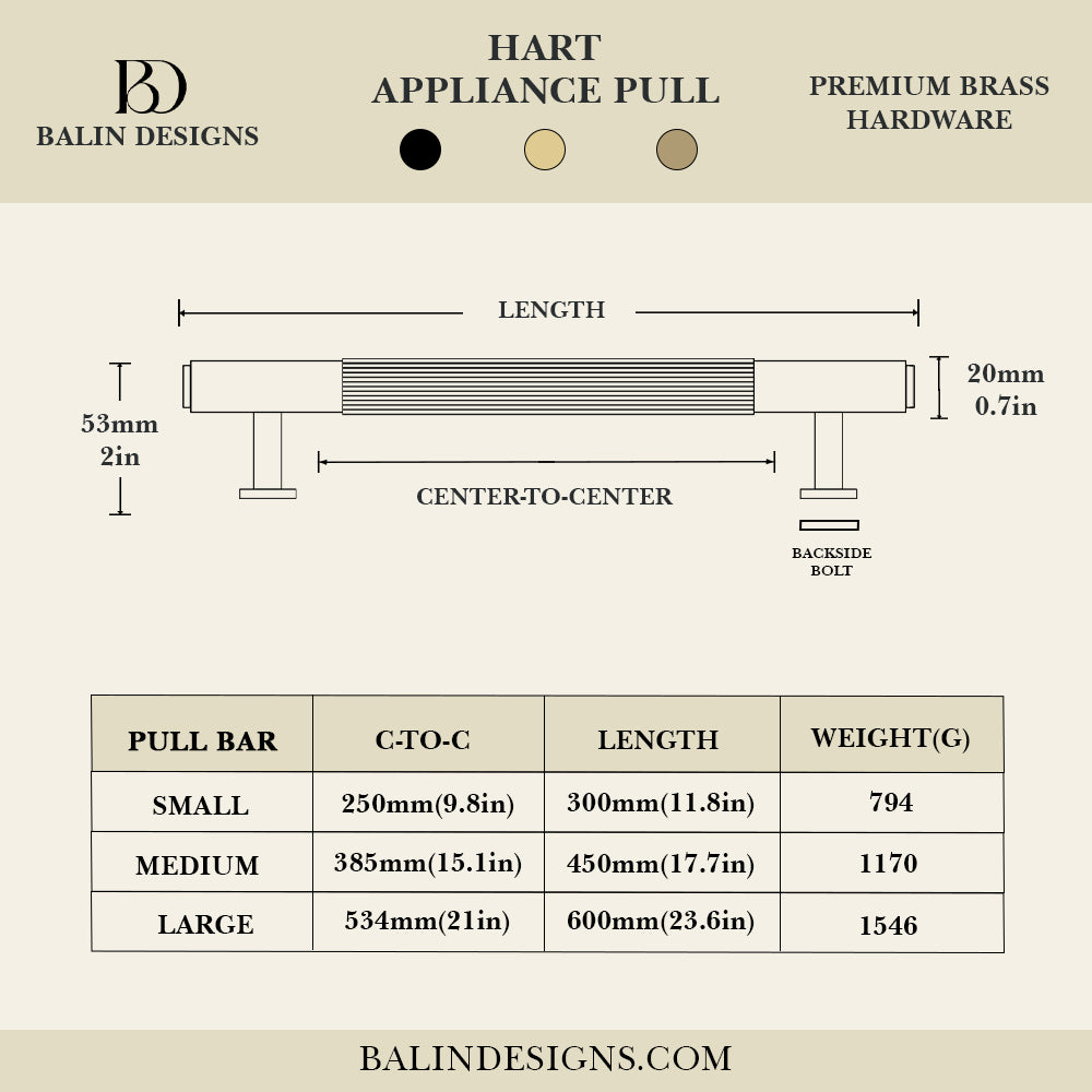 Hart Cabinet Pull
