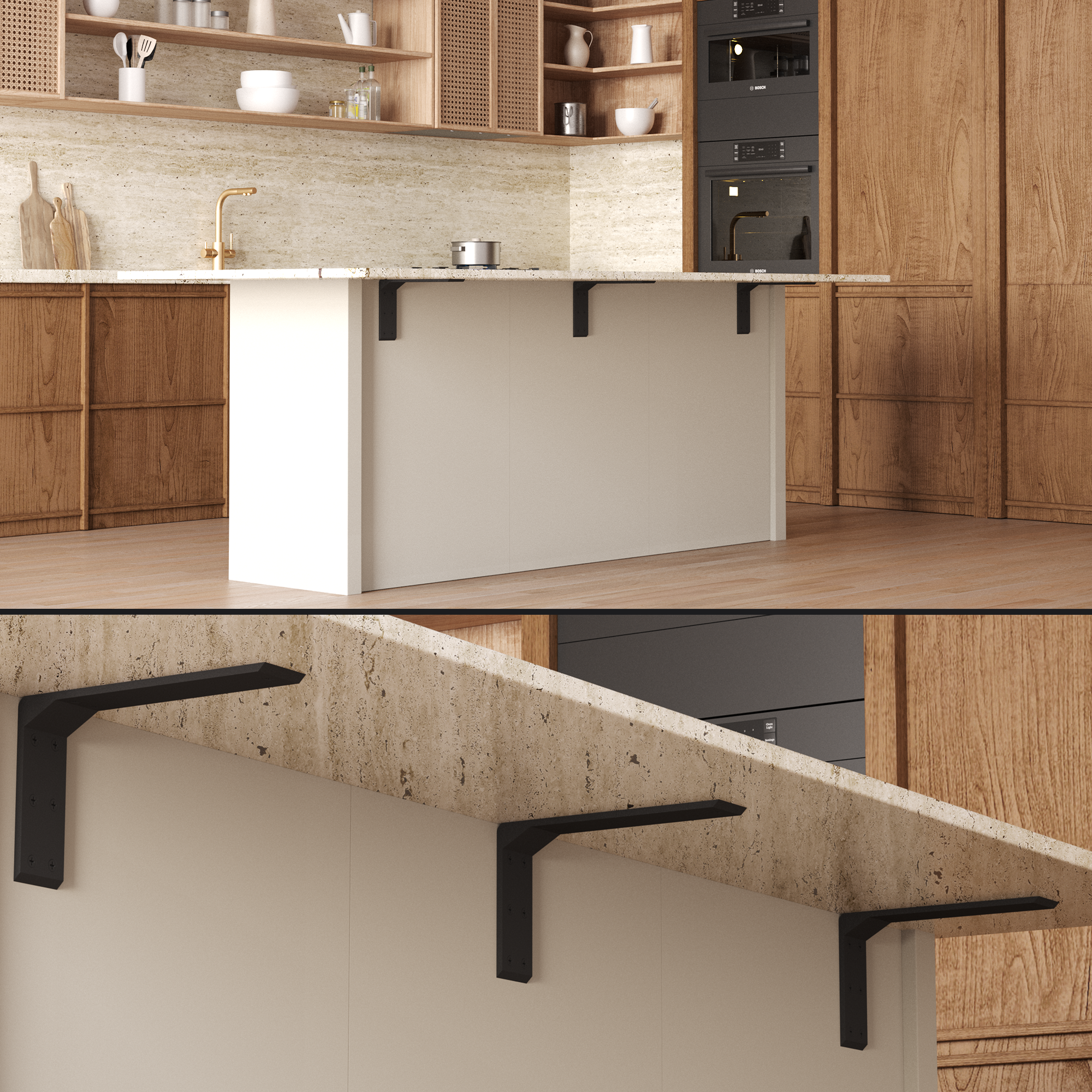 Mega Countertop Shelf Bracket