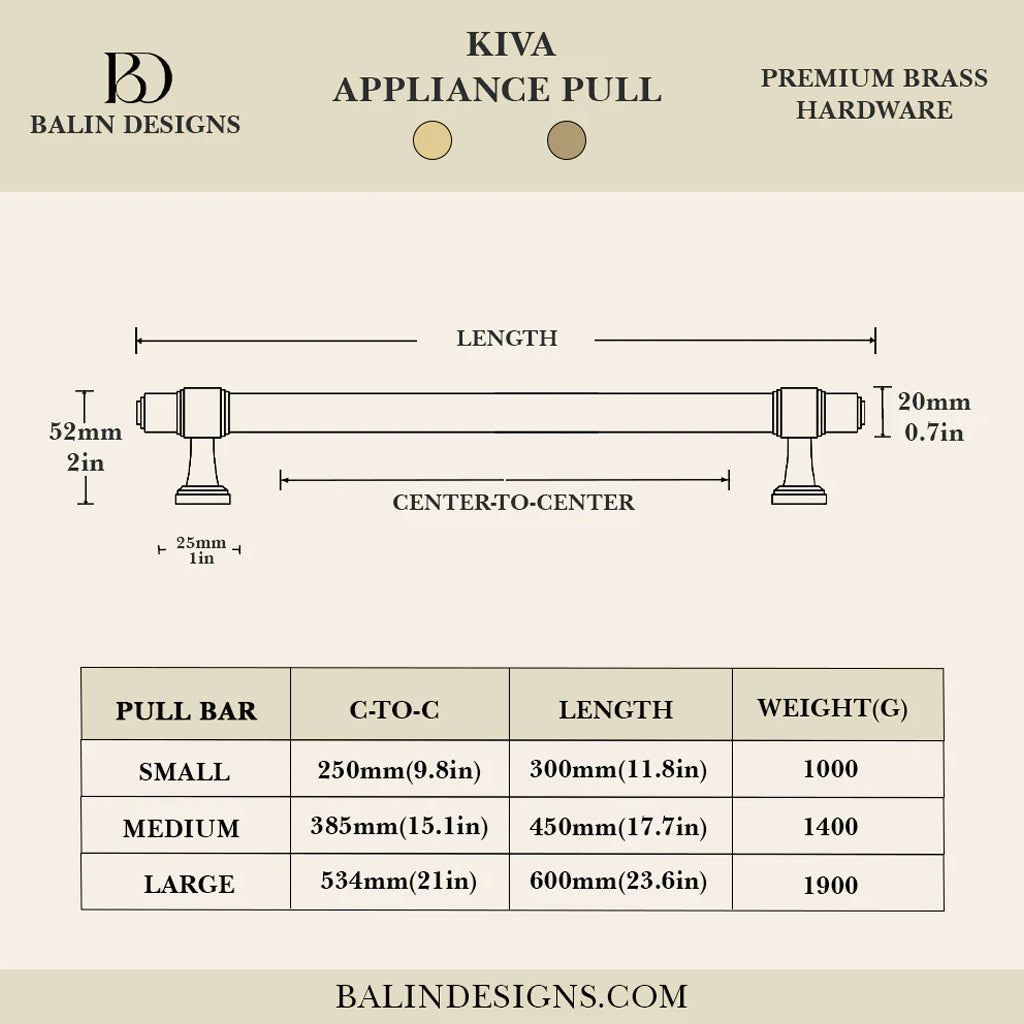 Kiva Appliance Pull