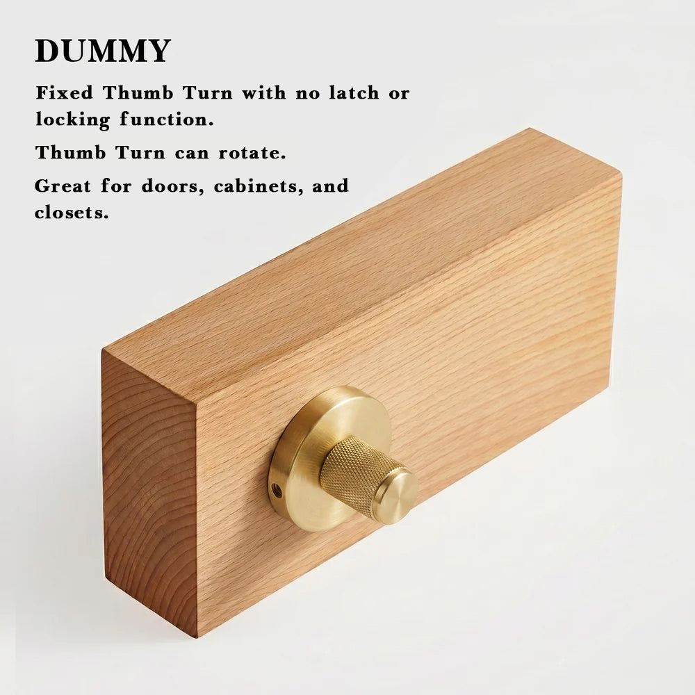 Taro Brass Door Thumb Turn
